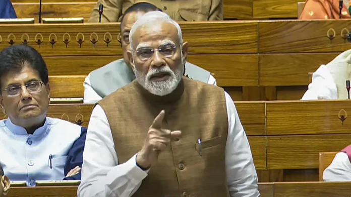 pm modi on oprtn sinddor